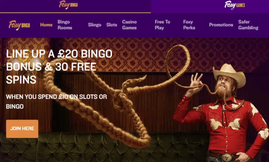 Foxybingo official website